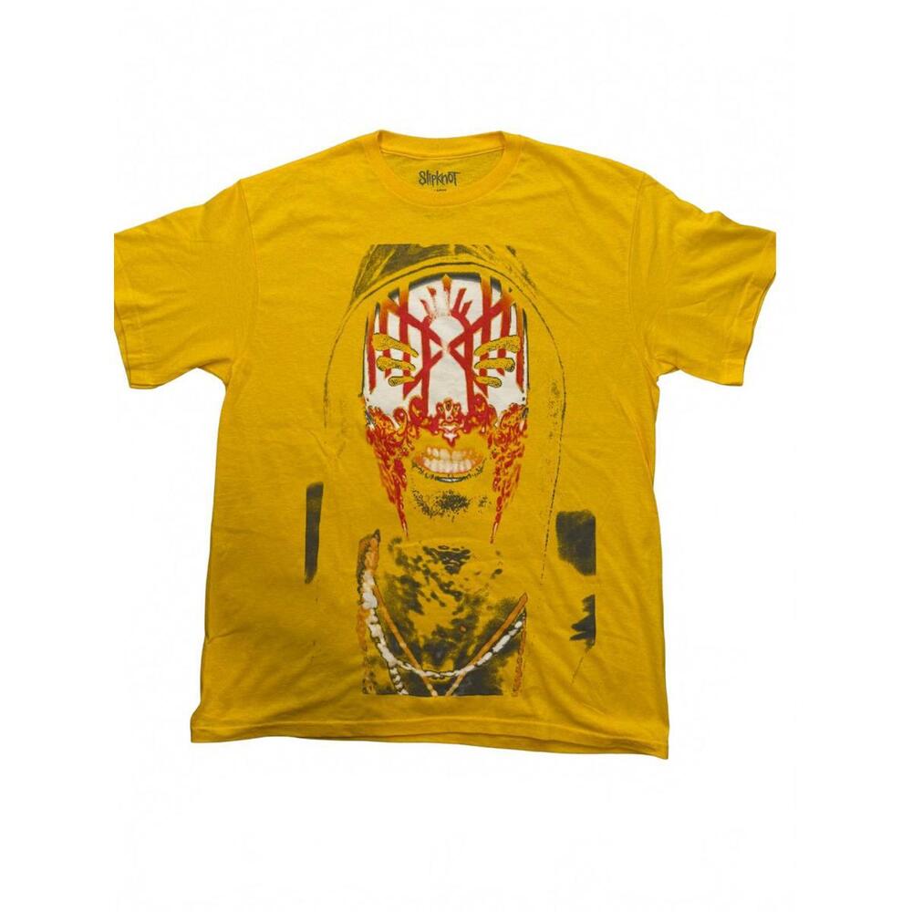 Slipknot Band Tee Yellow - Large